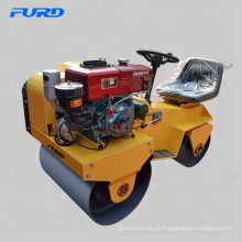 Rolo utilitário de motor a frio de água de 1 tonelada com tambores vibratórios em tandem de 700 mm (28 &quot;) (FYL-850S)